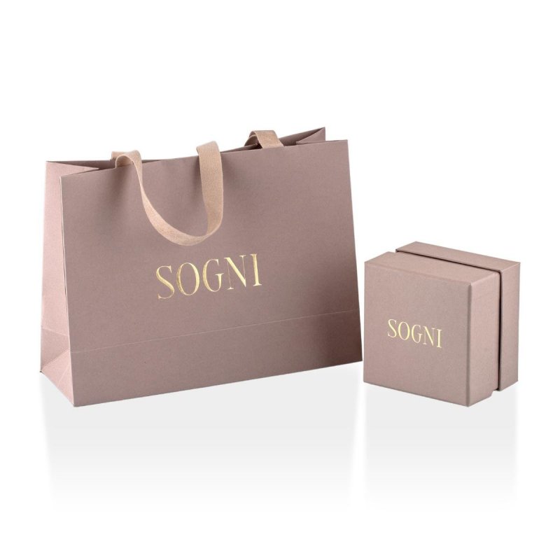 Sogni - Bracciale Rigido Oro Rosa - Zirconi Rosa - Eleganza Femminile