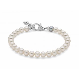 Miluna Uomo - Bracciale Perle - Argento 925