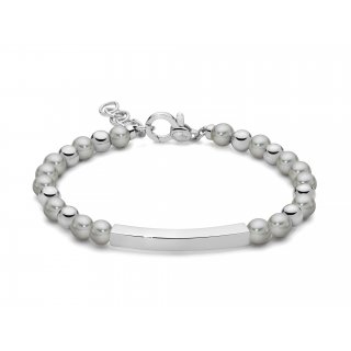 Miluna Uomo - Bracciale Argento - Perle Naturali