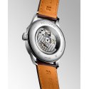 Longines - Record Automatico - Marrone - Argento A Raggi Di Sole