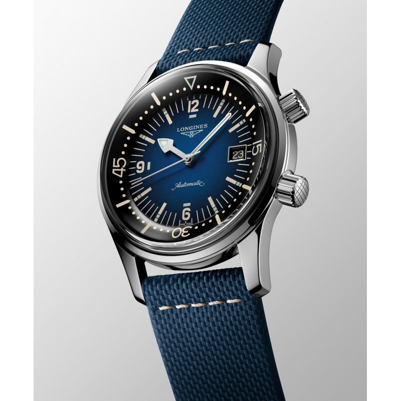 Longines - Longines Legend Diver - Automatico - Pelle