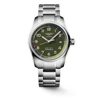 Longines - Longines Spirit - Verde Opaco - Acciaio Inossidabile