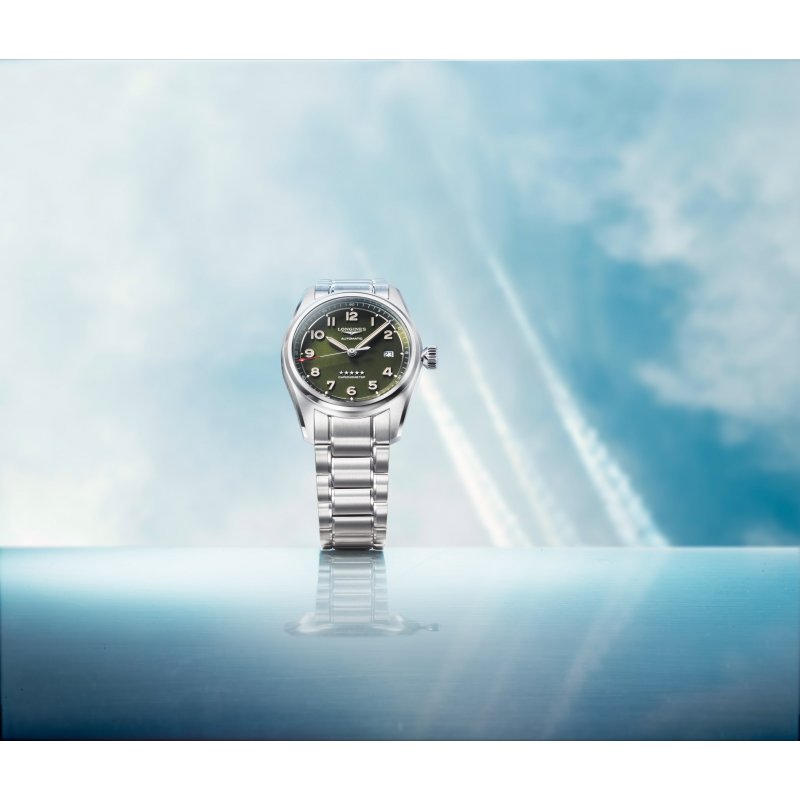 Longines - Longines Spirit - Verde Opaco - Acciaio Inossidabile