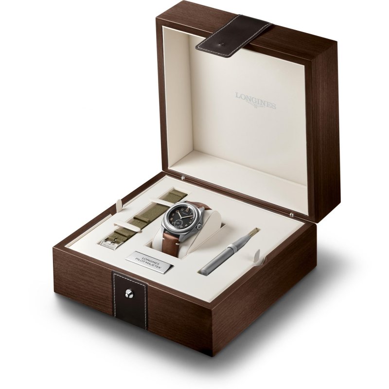 Longines - Pilot Majetek - Automatico - Pelle