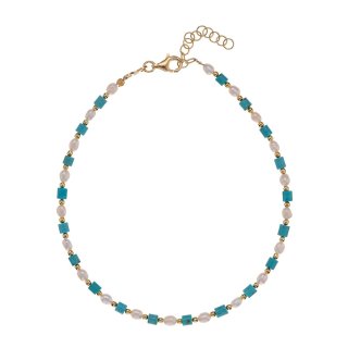 Alisia - Cavigliera Aqua Anklet - Oro - Artigianale