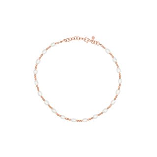 Collana Perle Filo Rigido