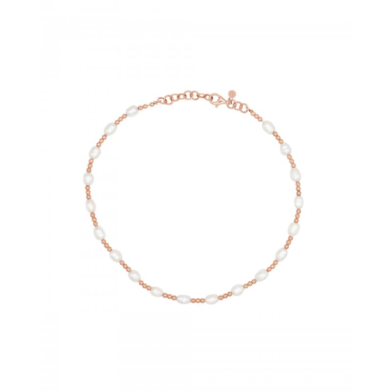 Collana Perle Filo Rigido