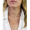 Collana Perle Filo Rigido