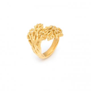 Giovanni Raspini - Anello Coral - Argento Dorato