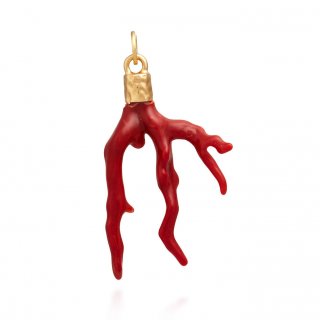 Giovanni Raspini - Charm Corallo Rosso - Argento
