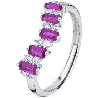 Boccadamo - Anello Sophie - Argento - Rubino