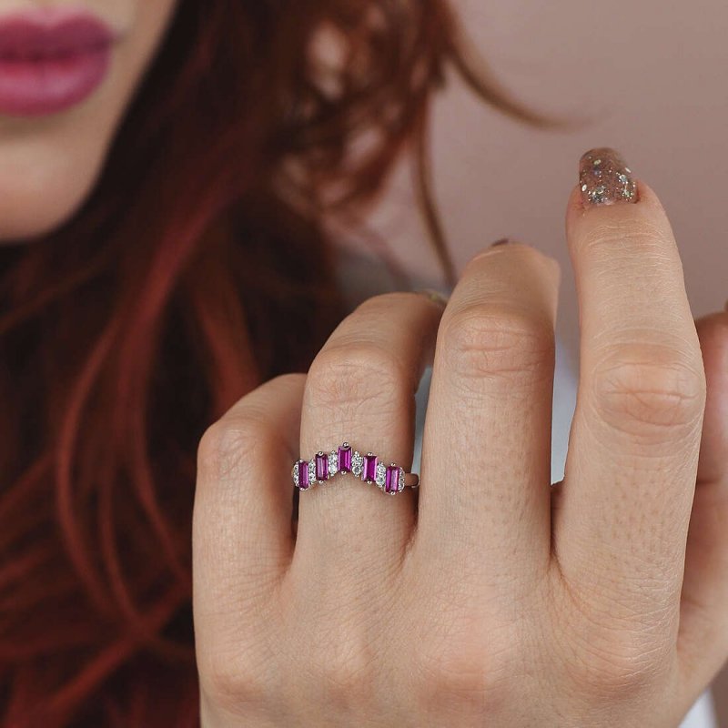 Boccadamo - Anello Sophie - Argento - Rubino