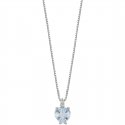 Collana Diamante, Acquamarina Gioiello Comete Fantasia Di Acquamarina Caratura Maggiore Di 1Ct Glq 306