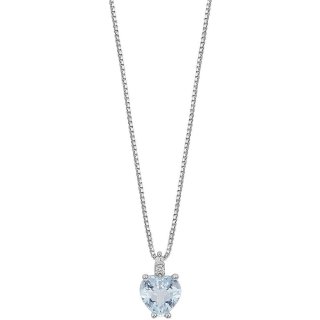 Collana Diamante, Acquamarina Gioiello Comete Fantasia Di Acquamarina Caratura Maggiore Di 1Ct Glq 306