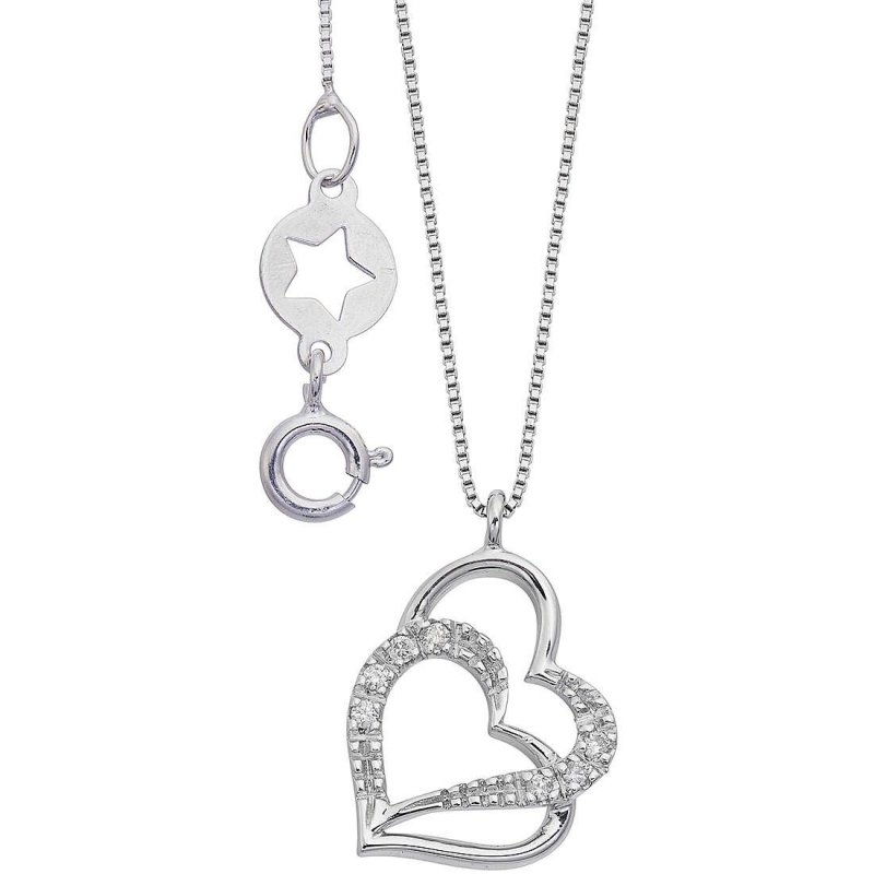 Collana Donna Gioielli Comete Cuori Glb 1649