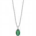 Collana Diamante, Smeraldo Gioiello Comete Fantasia Di Colore Caratura Maggiore Di 1Ct Glb 1658