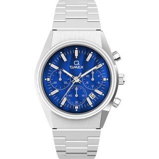 Timex - Orologio Cronografo Uomo - Q Falcon Eye Chronograph