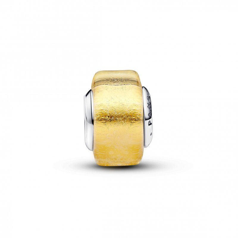 Mini Vetro Di Murano Foglia D’Oro