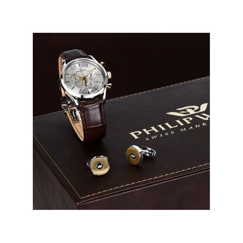 Philip Watch - Orologio Sunray - Cronografo - Acciaio Inox Philip Watch - Orologio Sunray - Cronografo - Acciaio Inox