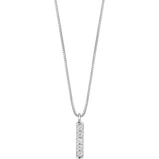 Ambrosia - Collana Dea Giovinezza - Oro Bianco - Zirconi