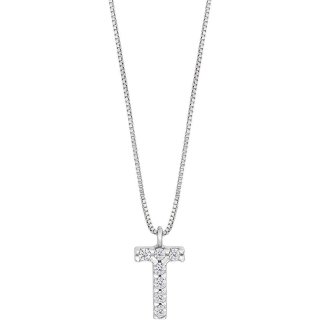 Ambrosia - Collana Dea - Oro Bianco - Zirconi