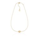Collana In Argento Dorato Mini Boule