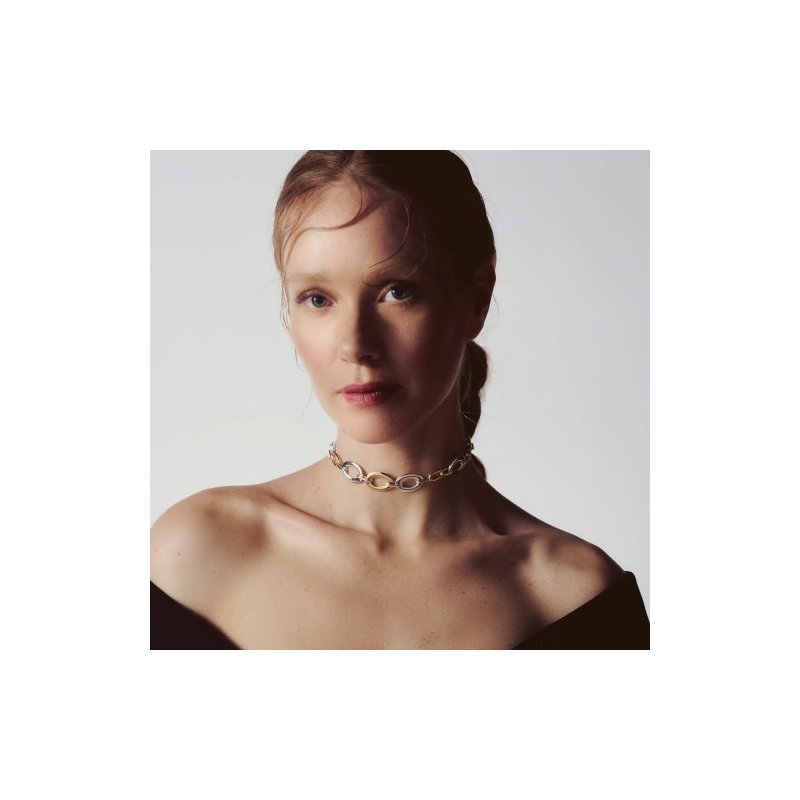 Collana Bicolore Infinity