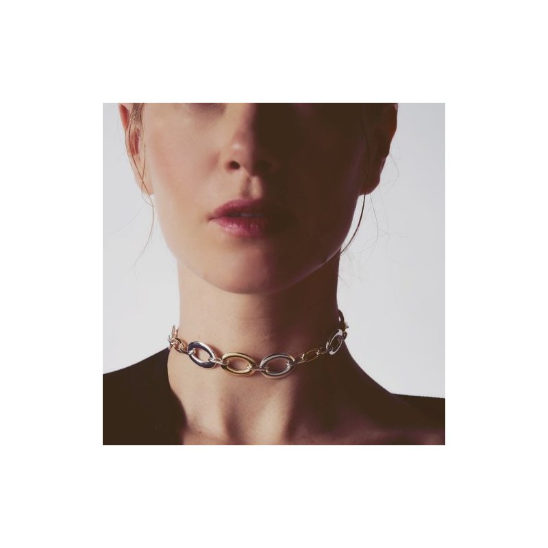 Collana Bicolore Infinity