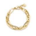 Bracciale Catena A Navette Dorato