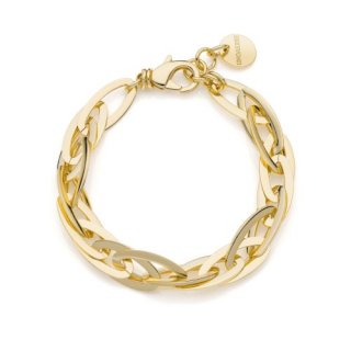 Bracciale Catena A Navette Dorato