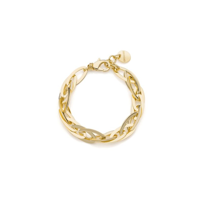 Bracciale Catena A Navette Dorato