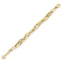 Bracciale Catena A Navette Dorato