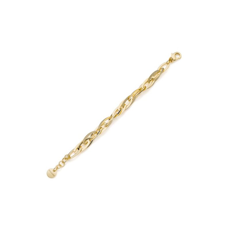 Bracciale Catena A Navette Dorato