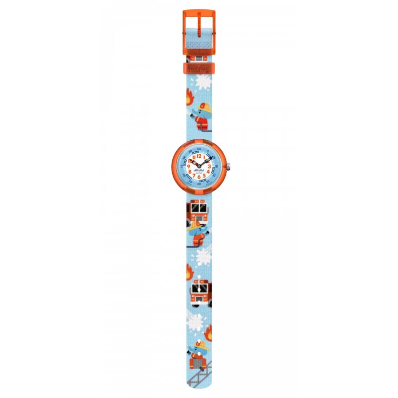 Flik Flak - Fire Stopper - Orologio Bambini Blu