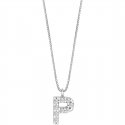 Ambrosia Gioielli - Collana Lettera P - Oro Bianco
