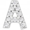 Ambrosia - Orecchini Donna - Oro Bianco - Zirconi