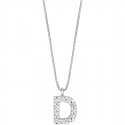 Ambrosia - Collana Dea - Oro Bianco - Zirconi