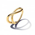 Anello Infinito Linea Sinuosa