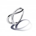 Anello Infinito Linea Sinuosa
