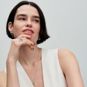 Collana Cuore Linea Sinuosa