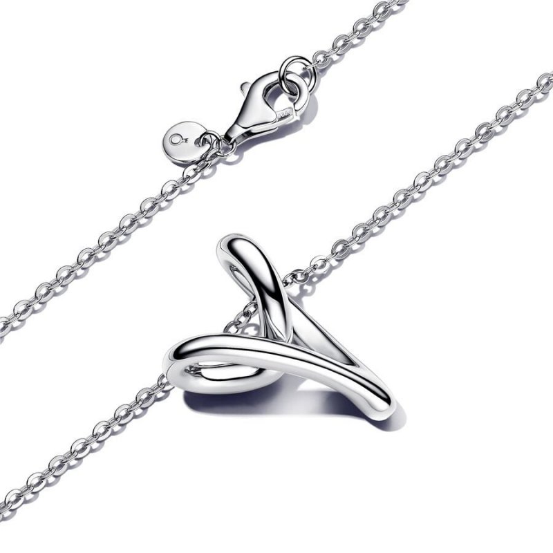 Collana Cuore Linea Sinuosa