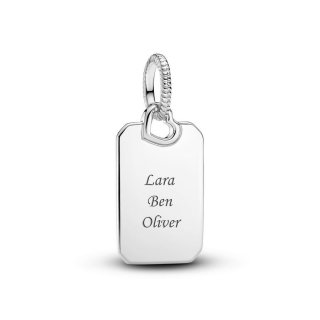 Pendente Medaglia Rettangolare