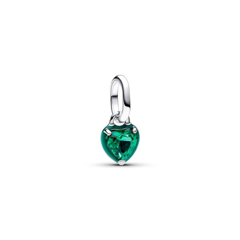 Charm Mini Pendente Green Chakra Heart Pandora ME