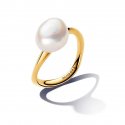 Anello Perla Barocca d’Acqua Dolce Coltivata