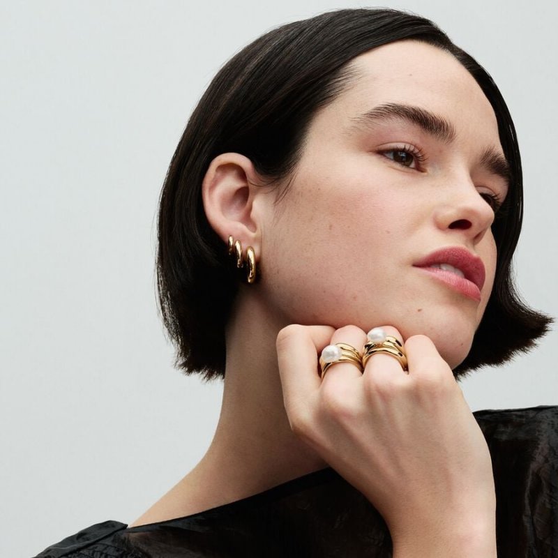 Anello Perla Barocca d’Acqua Dolce Coltivata
