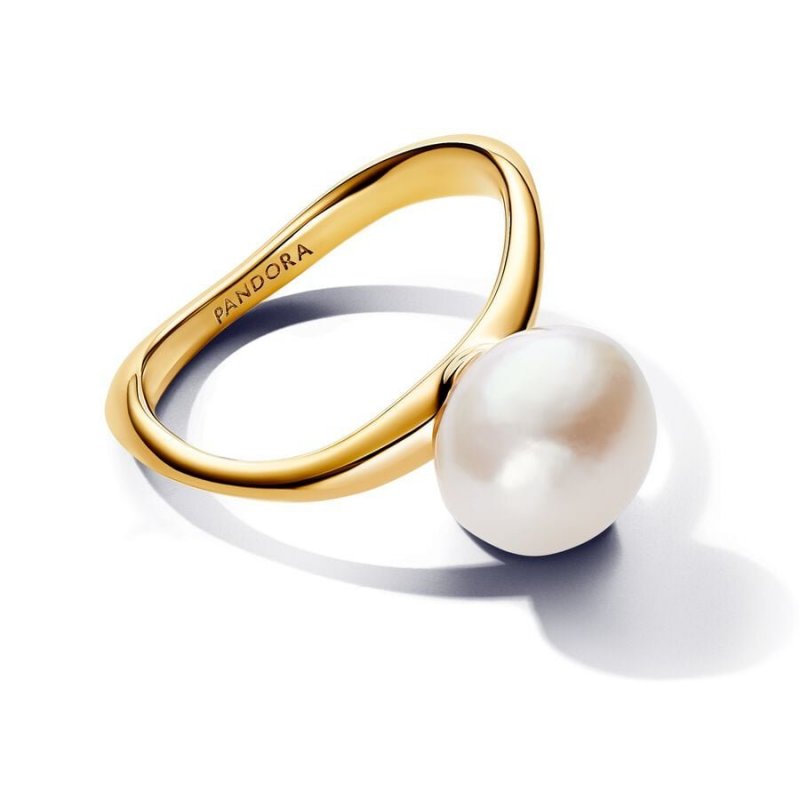 Anello Perla Barocca d’Acqua Dolce Coltivata