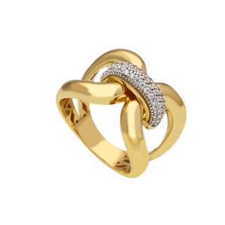 Songa Antonio - Anello Intreccio - Oro Giallo