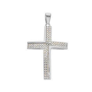 Songa Antonio - Croci - Oro Bianco - Zirconia