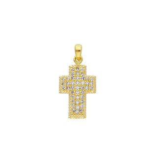 Songa Antonio - Croci Modell - Oro Giallo - Zirconia