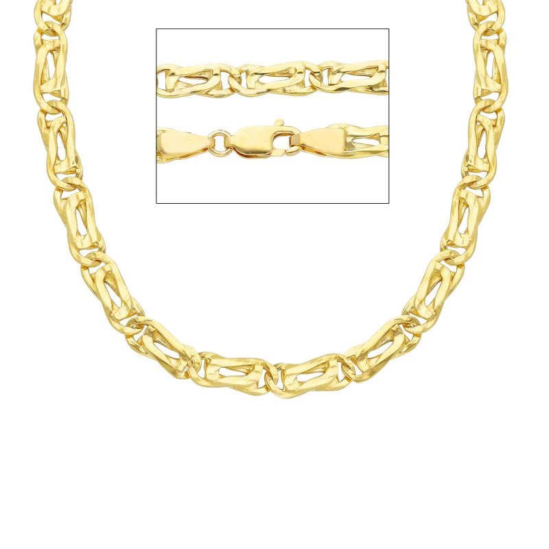 Songa Antonio - Catena Girocollo - Oro Giallo - 50Cm